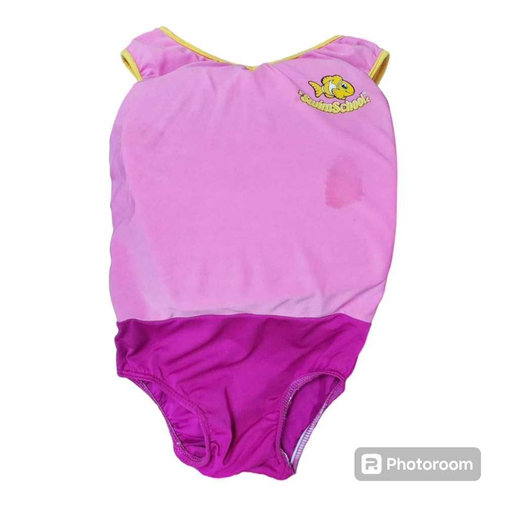 Kids Swim Vest Size 4-6x Pink Swim School